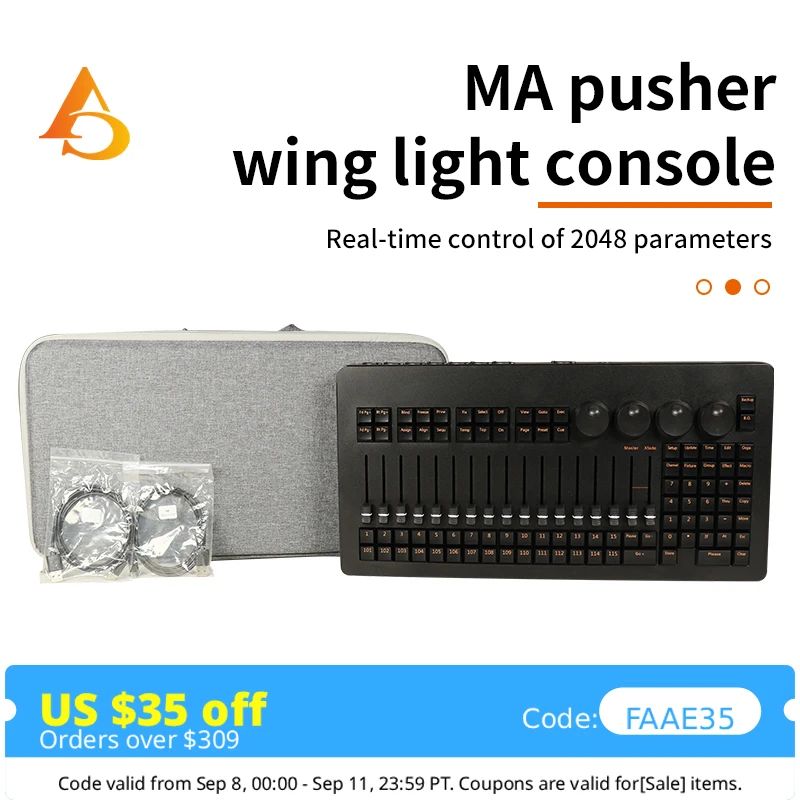 DMX MA Command Fader Wing On PC Console Stage Effect Lighitng Controller For DJ Disco Events Concerts Night Club