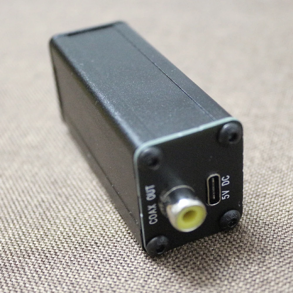 Imagem -03 - Transformador de Isolamento de Fibra Óptica e Coaxial Sinal Digital Entrada Aes para Saída de Fibra Coaxial Usb Fonte de Alimentação 5v