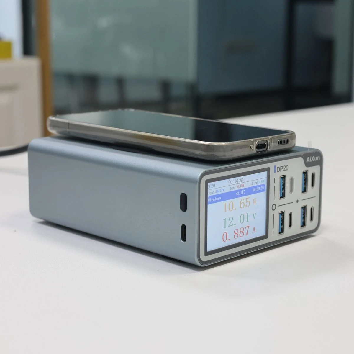 AIXUN DP20 スマート高速充電 USB マルチポートワイヤレス充電携帯電話ノートブック PD3.0 プロトコル QC4.0 充電