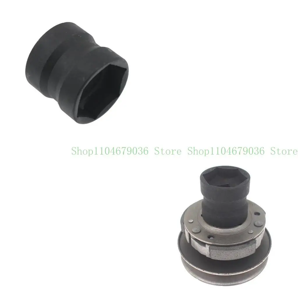 

652F High-Carbon Steel Motorbike Double for Head Sleeve Belt Pulley Clutch Nut Remover For GY6 Nut Sleeve Repalce 39-41mm 43-