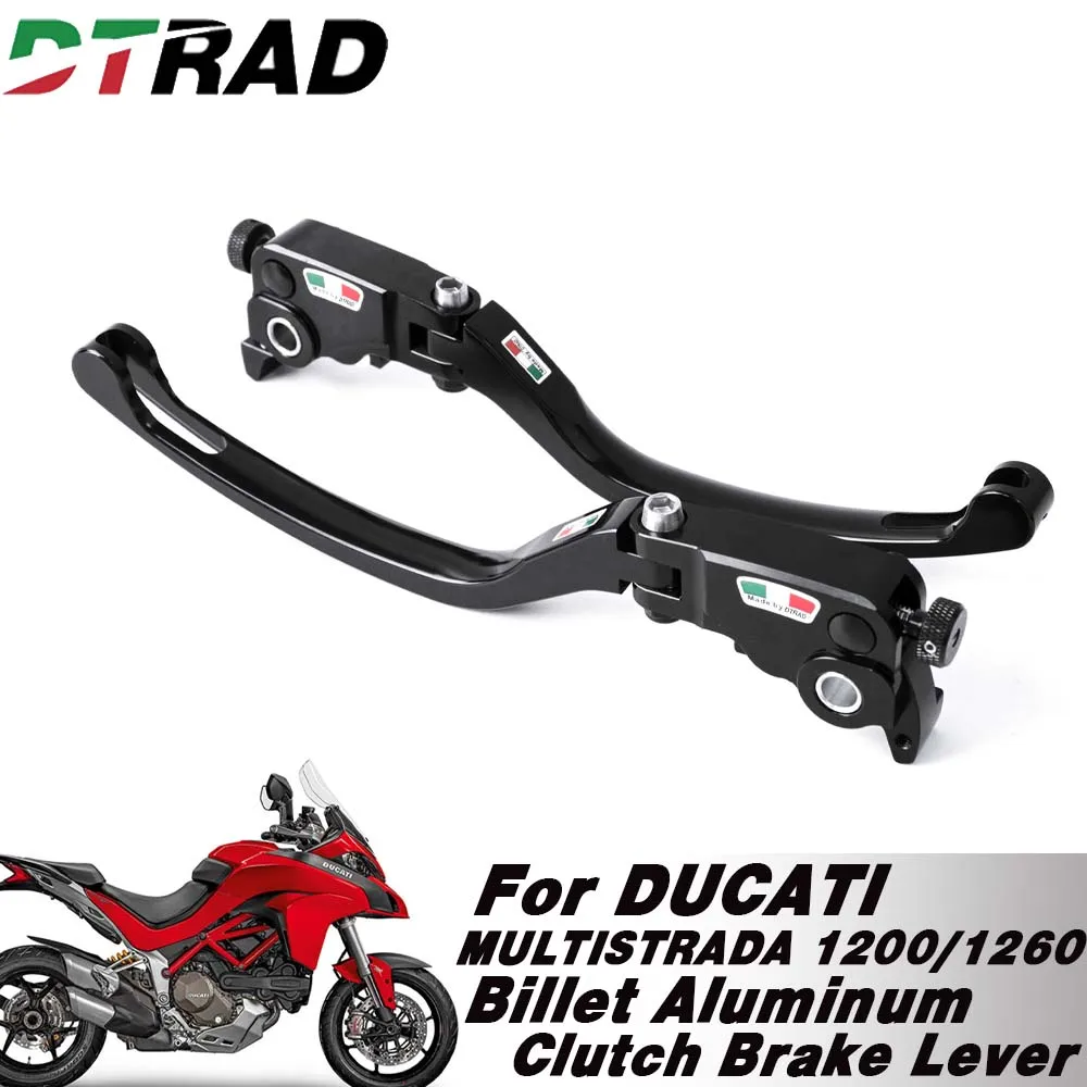 

DTRAD For DUCATI MULTISTRADA 950 2019-2022 1200/1260/S/GT 2010-2020 Adjustable Brake Clutch Lever Racing RCS CNC Folding Handle