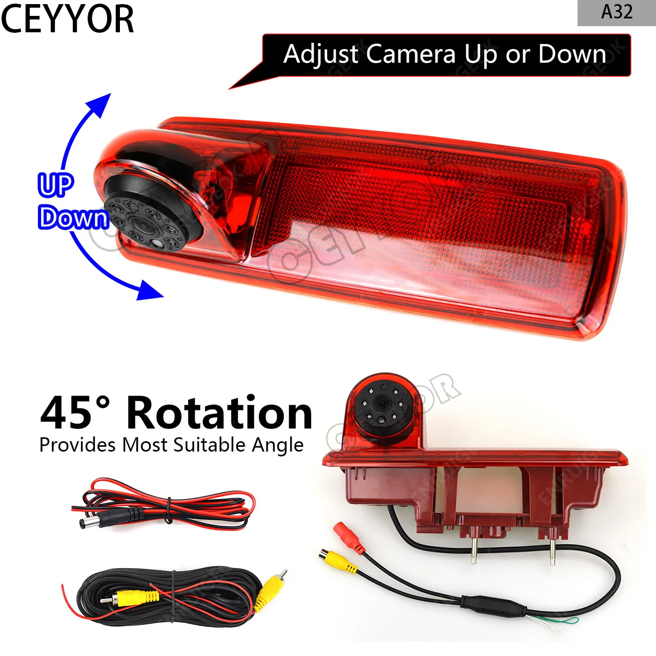 

AnFo r the brake lights and reversing cameras of Renault Trafic, Opel Vivaro, Nissan NV300, Fiat Talento and Mitsubishi Express