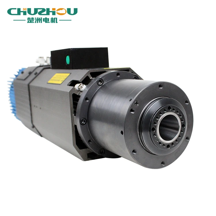 Motor de eixo CNC ATC 9KW, mudança automática de ferramenta, eixo refrigerado a ar, motor de eixo ISO30 BT30