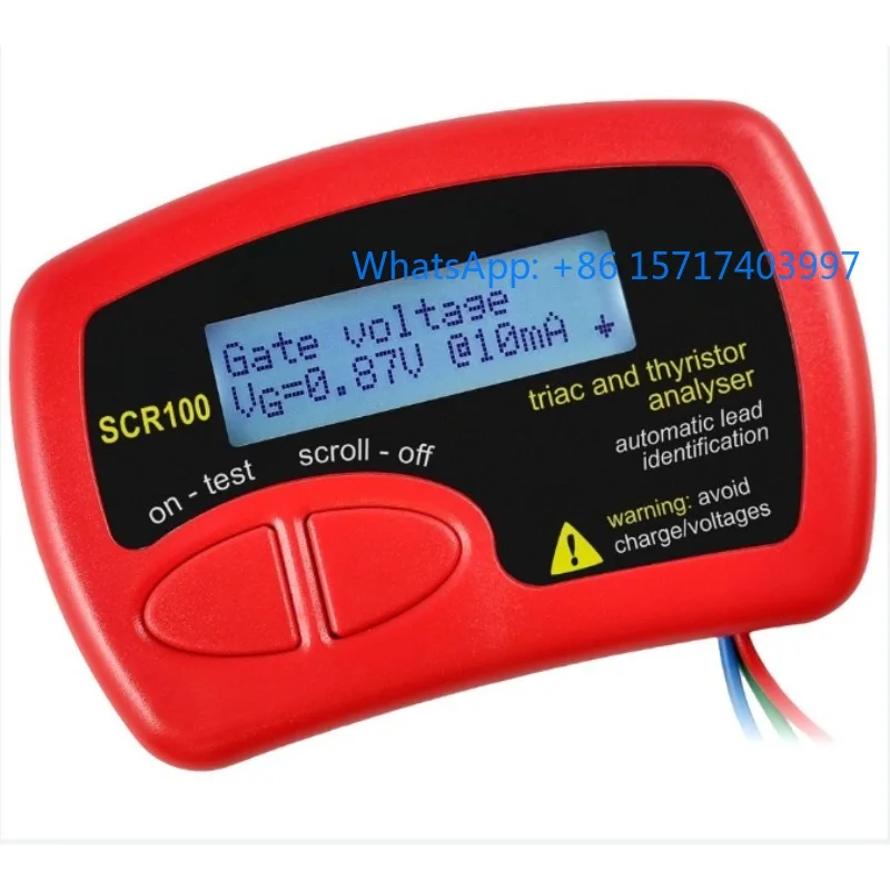 SCR100 component a-nalyzer, three terminal bidirectional thyristor and thyristor analyzer