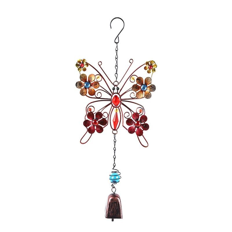 1 PCS Butterfly Wind Chimes, Outdoor Indoor Decor, As Shown Mobile Romantic Wind For Grandma Gifts, Mom Gifts, Home