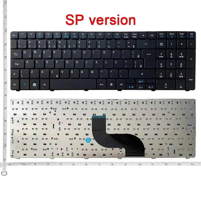 Nowa hiszpańska klawiatura do dzwonka Packard Easynote TE69 TE69KB TE69HW LE69KB Q5WPH q5wp6 Laptop SP klawiatura — zdjęcie 2