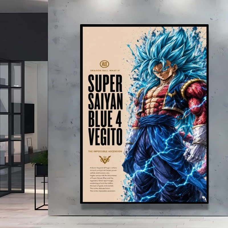 Canvas Prints Dragon Ball Pictures Goku High Quality Art Wall Decoration Poster Spray Painting Children's Bedroom Decor Gifts