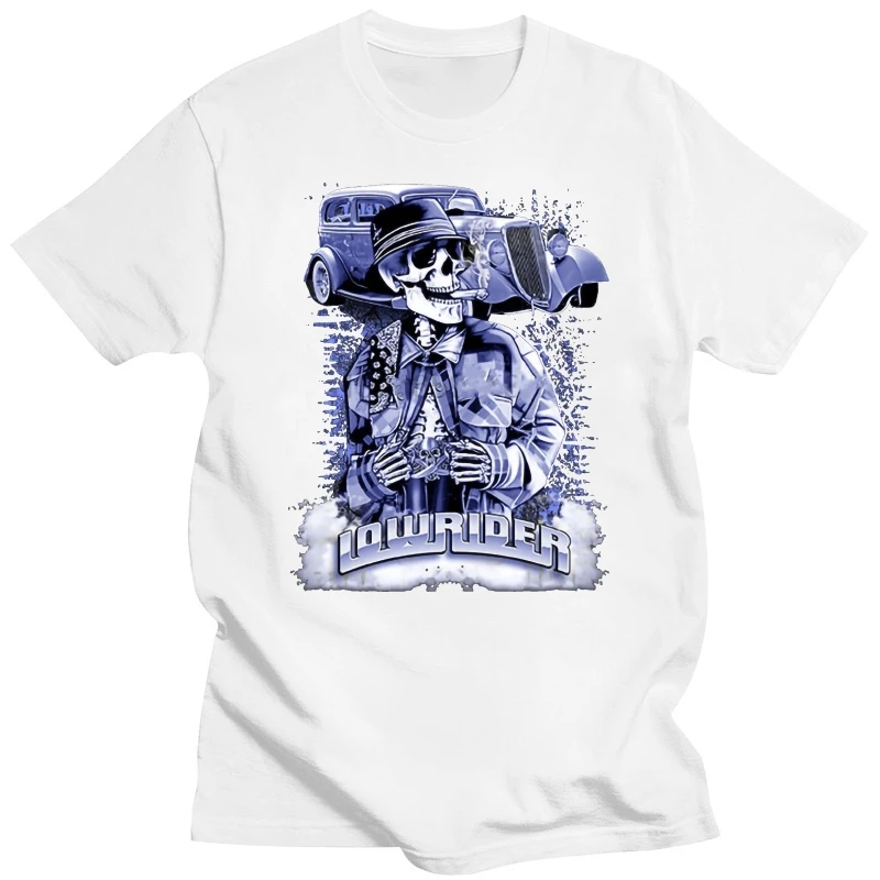 Exclusive Men's T-Shirt - Skull Lowrider Design (SB353)