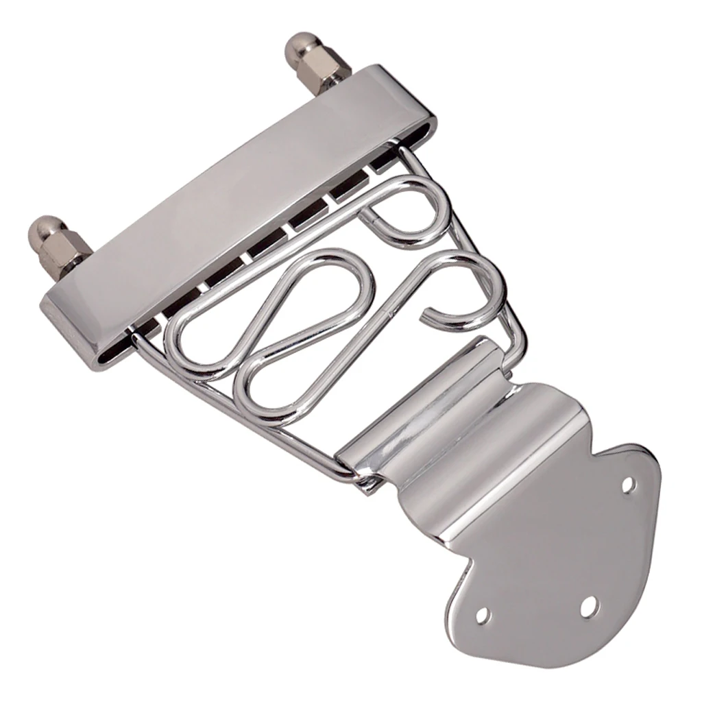 Silver Tailpiece Deluxe for 6 strings Hollow Semi Hollow Archtop Guitar Accs