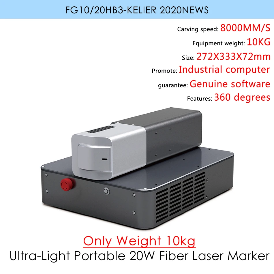 10w fiber   marking machine automatic date code printing machine made in china