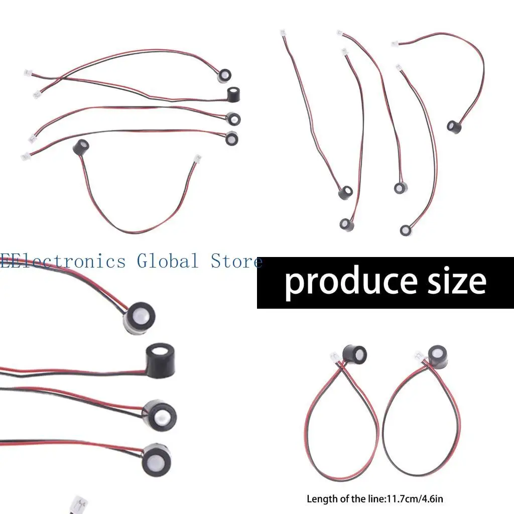 462B Anti Noise Auditory Pickup Microphone For Security Camera With Lightweight