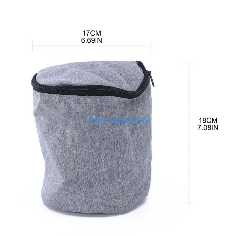 090B Baby Stroller Bag Portable Hanging Storage with Lid and Zipper for Milk Bottle Diaper Bag Tissue Wet Paper