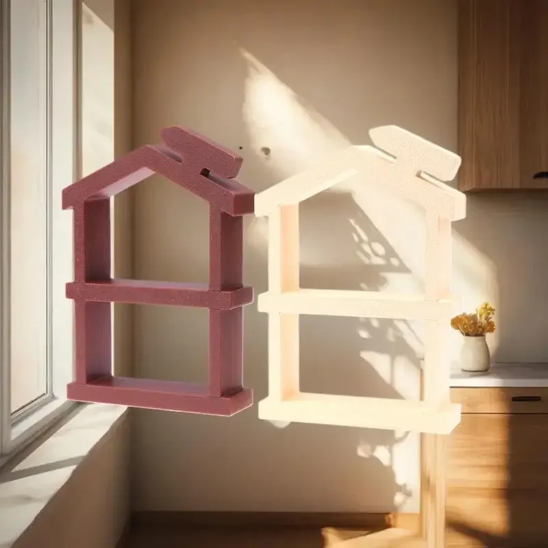 1/12 maison de poupée Simulation Double couche étagère présentoir modèle poupée maison étude meubles décor jouet poupées maison accessoires