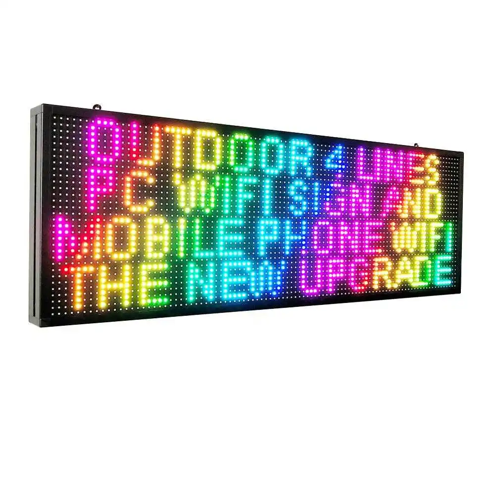 

P5 Business Store LED Advertising Board Outdoor Full Color Led Programmable Scrolling Lights Sign Display Led Running Message