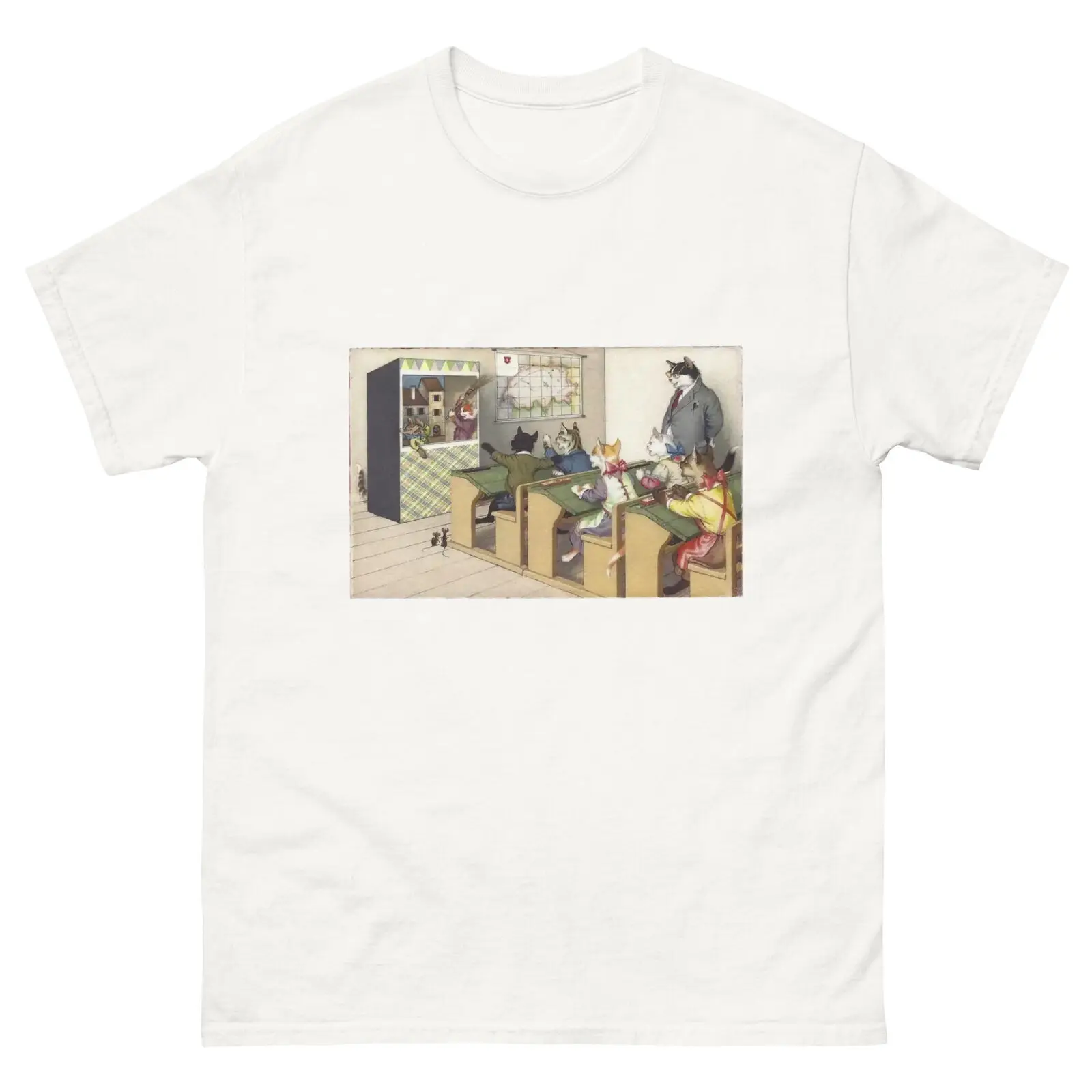 Mainzer Cat Postcards and Eugen Hartung Cats Unisex T-Shirt