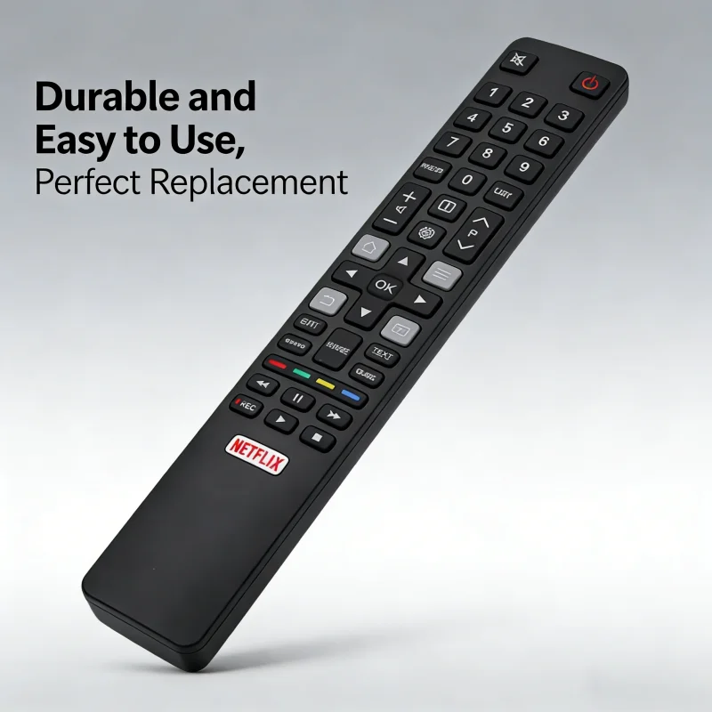 

RC802N Smart TV Remote Control | No Setup Needed | Compatible with TCL 4K UHD LCD/LED Models U43P6046/U55C7006/U49P6046/U65P6046