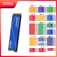 CUSU SSD 512GB 1TB 2TB NVMe M2 PCIe3.0 M.2 2280 Hard Drive Solid State Disk for Laptop Desktop