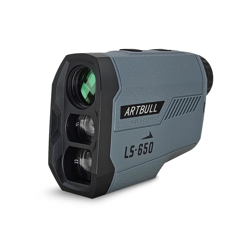 ARTBULL 650m Laser Golf Rangefinder Hunting Telescope with Slope Flag-Lock slope pin Outdoor Laser Distance meter