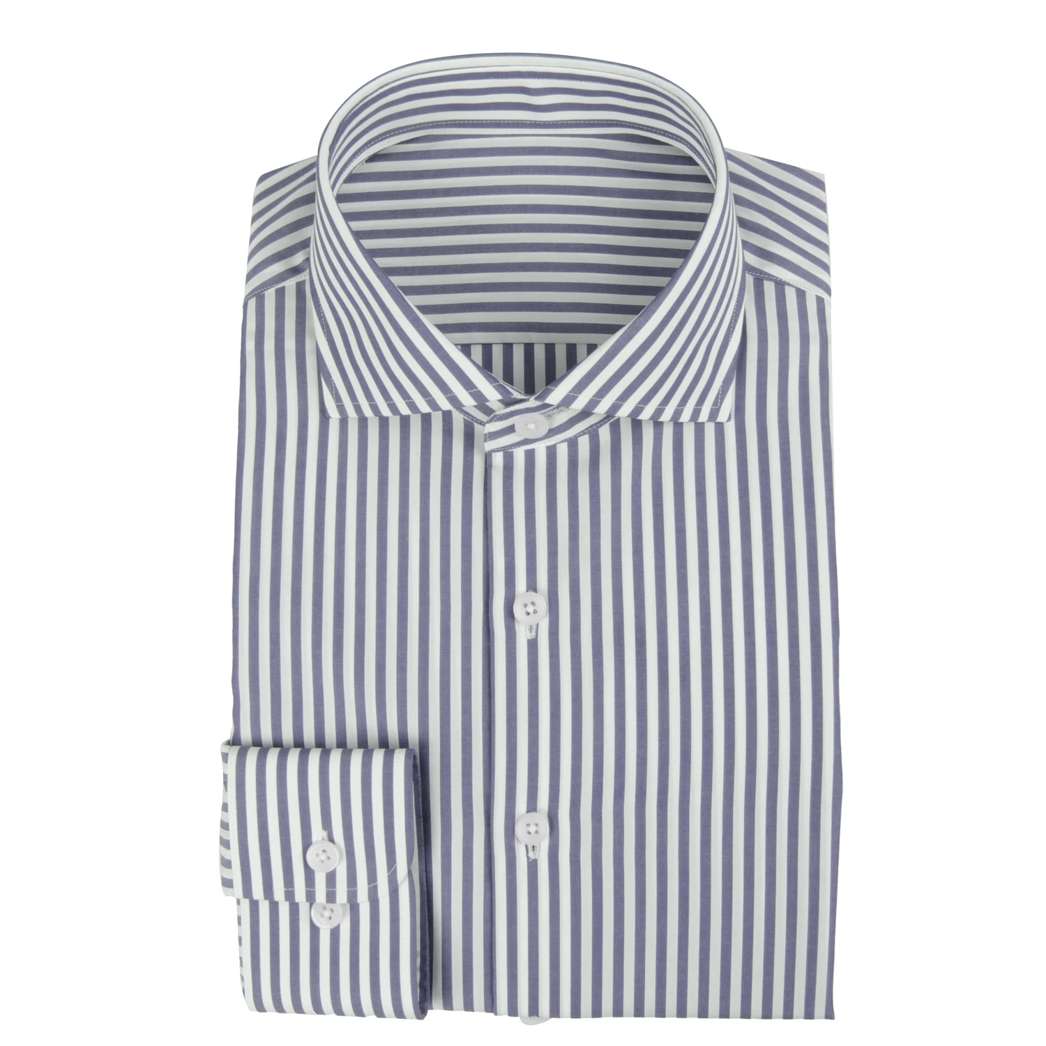 

Luxury Men Dress Shirt Men Custom Made Shirts 100% Cotton Mens Fashion Blue Striped Shirts For Men Tailored Mens Shirts Luxury