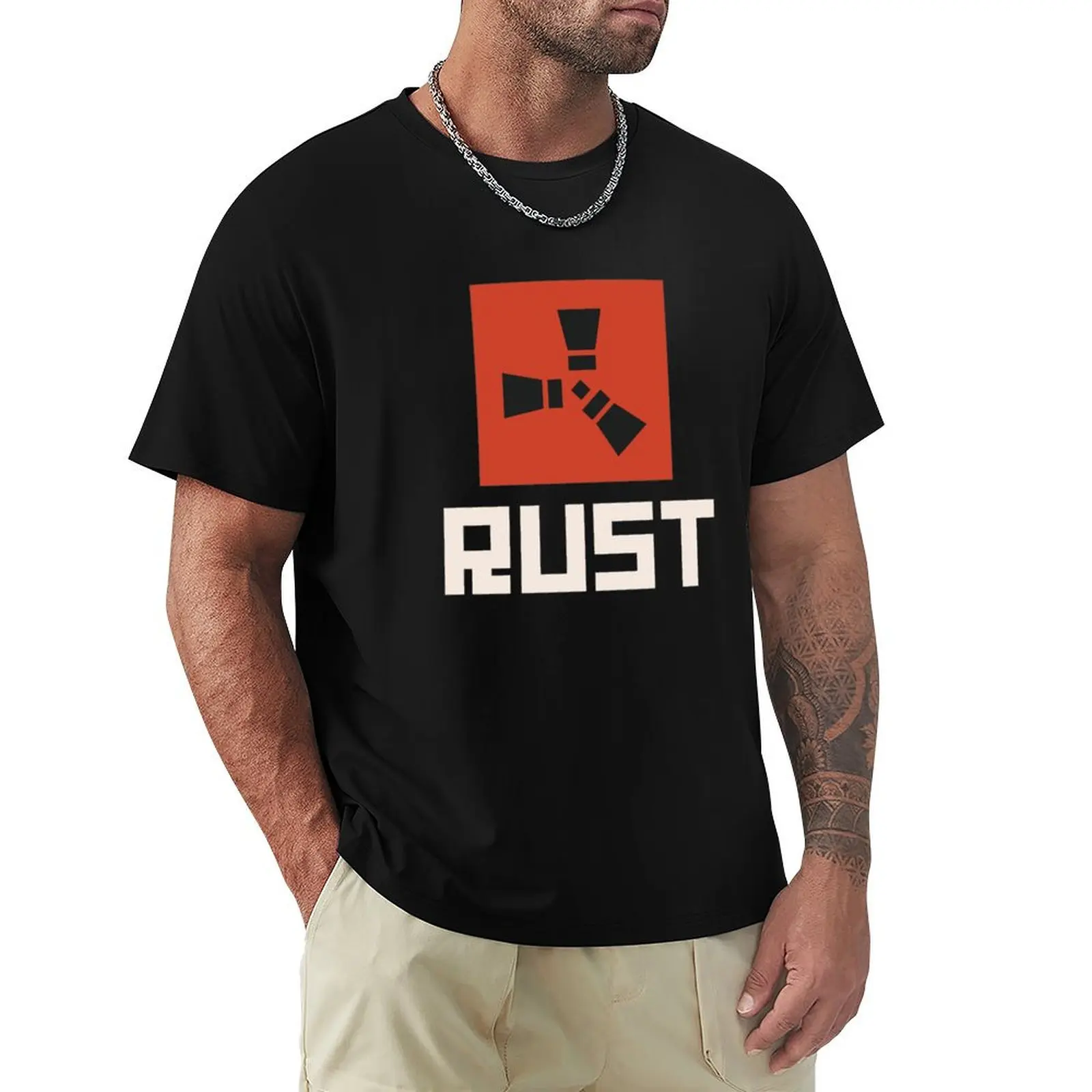 Rust T-shirt anime clothes customs design your own customizeds t shirts for men graphic