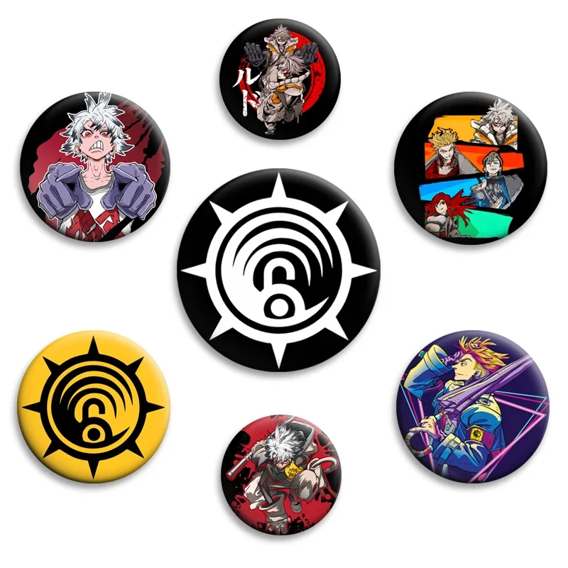Anime Gachiakuta Weißblech Soft Button Pin Kreative Broschen Charakter Icon Abzeichen für Kleidung Tasche Dekoration Schmuck Zubehör