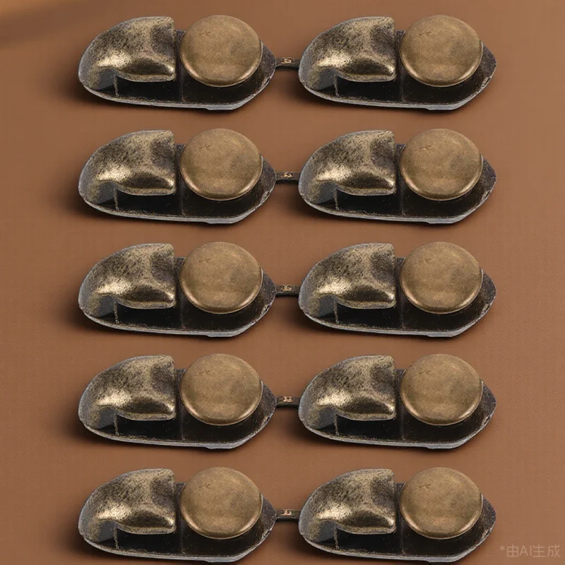 

10Pcs Shoe Lace Hooks Premium Metal Boot Eyelet Hooks for Hiking Climbing Shoes Repair Replacement Buckles Easy Install Hardware