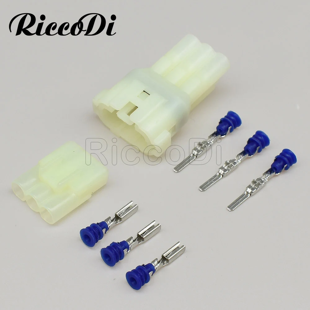 5 Set Connettori Sumitomo 3 Pin Maschio E Femmina – Serie 090 Per Sensore Ossigeno, Modelli HM 6187-3801 E 6180-3451, Impermeabili Auto