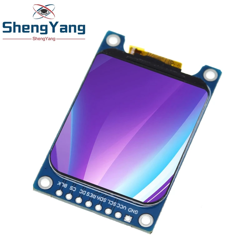 Imagem -03 - Tzt-color Tft Display Module para Arduino hd Ips Lcd Tela Led 240x280 Interface Spi Controlador St7789 1.69 1.69