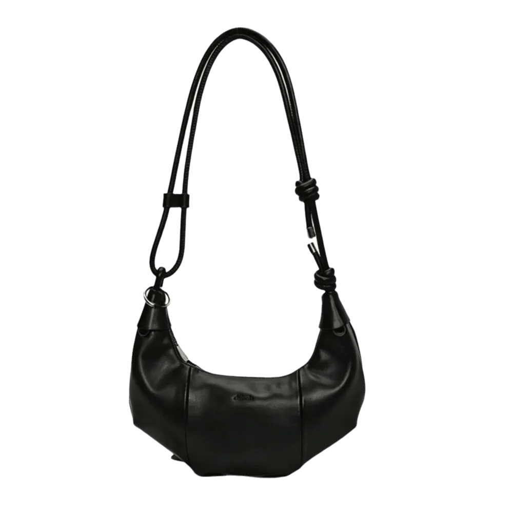 New Macaron Color Faux Leather Handbag Chain Strap Cloud Tote Bag Compact Pleated Design Evening Bag Women