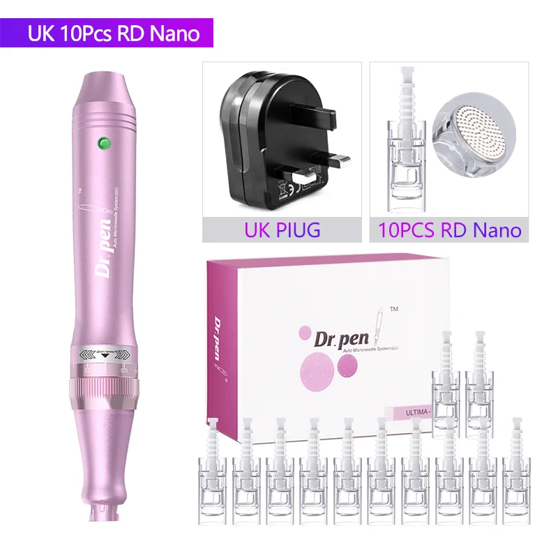Authentieke Dr. Pen Ultima M7 12 stuks 0,25 mm naalden Multifunctioneel gezichtsmesotherapie huid draadloos elektrisch derma beauty apparaat
