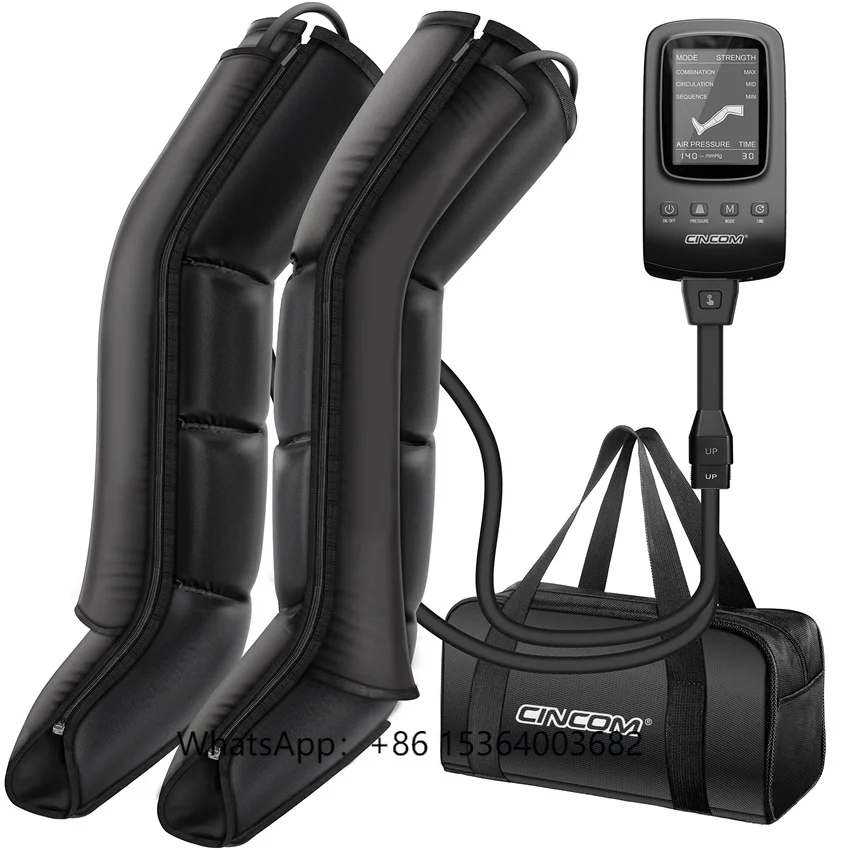 

CINCOM Air Leg Compression Boots for Athlete Relief Muscle Soreness and Pain Air Compression Leg Massager