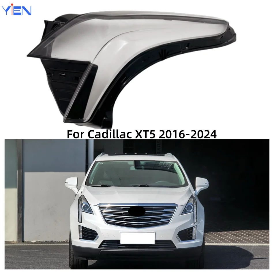 

Для Cadillac XT5 2016 2017 2018 2019 2020 2021 2022 2023 2024 автомобильный аксессуар прозрачный корпус автомобильные фары корпус крышка