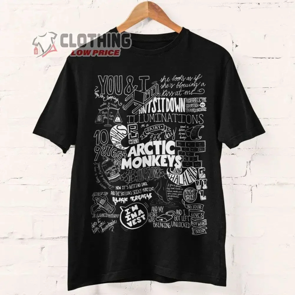 

Arctic Monkey Tour Merch, Arctic Music And Lover Monkeys T-Shirt S-5XL VM4072