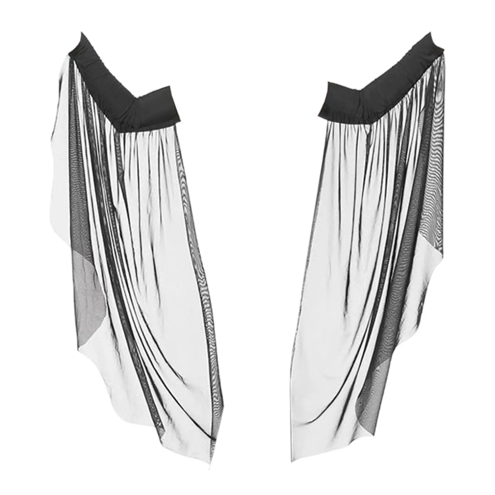 Hexe Mesh lange Ärmel Halloween schwarz Cosplay Kostüm Ärmel für Performance