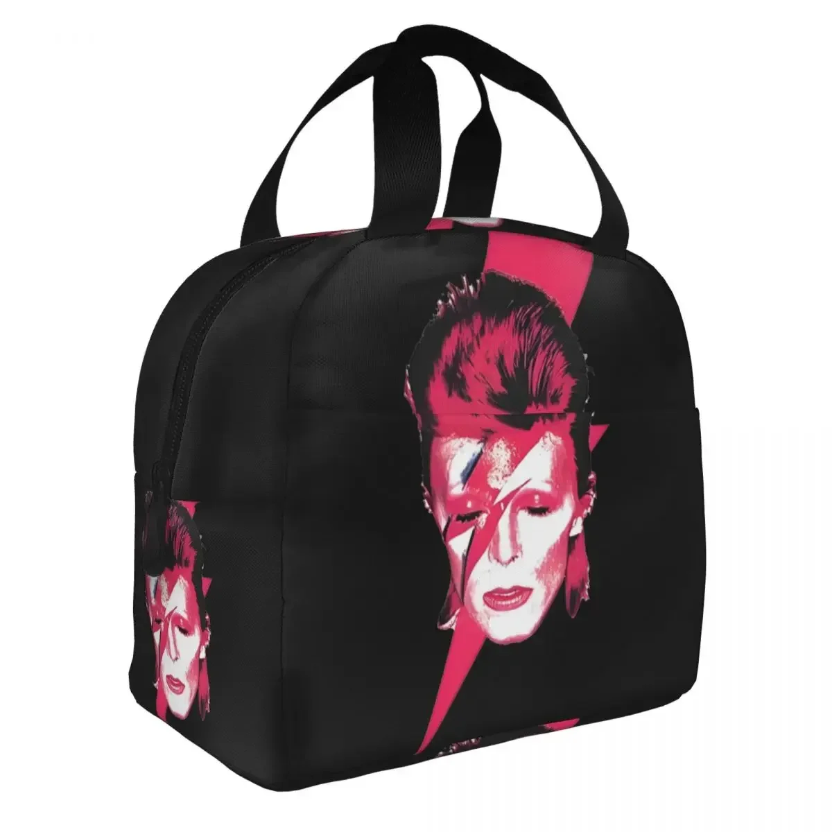 Singer Actor Insulated Lunch Bag Leakproof Davids Bowies Meal Container Cooler Bag Tote Lunch Box Office Picnic Food Handbags