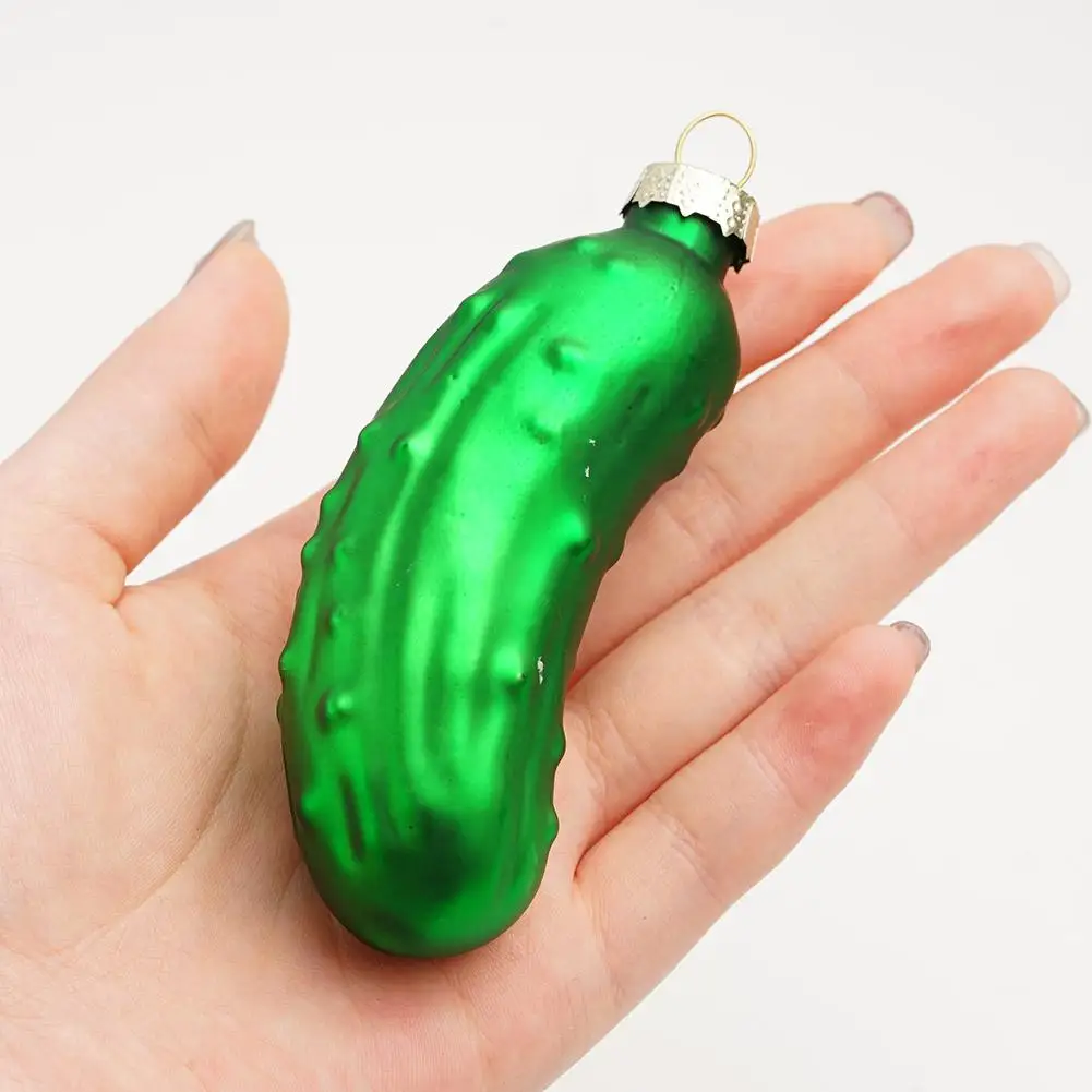 Pepino Em Conserva Decorações De Árvore De Natal, Ornamentos Pendurados, Pingente, Decoração Tradicional De Natal, Quarto, Sala De Estar, 2023, C0T3