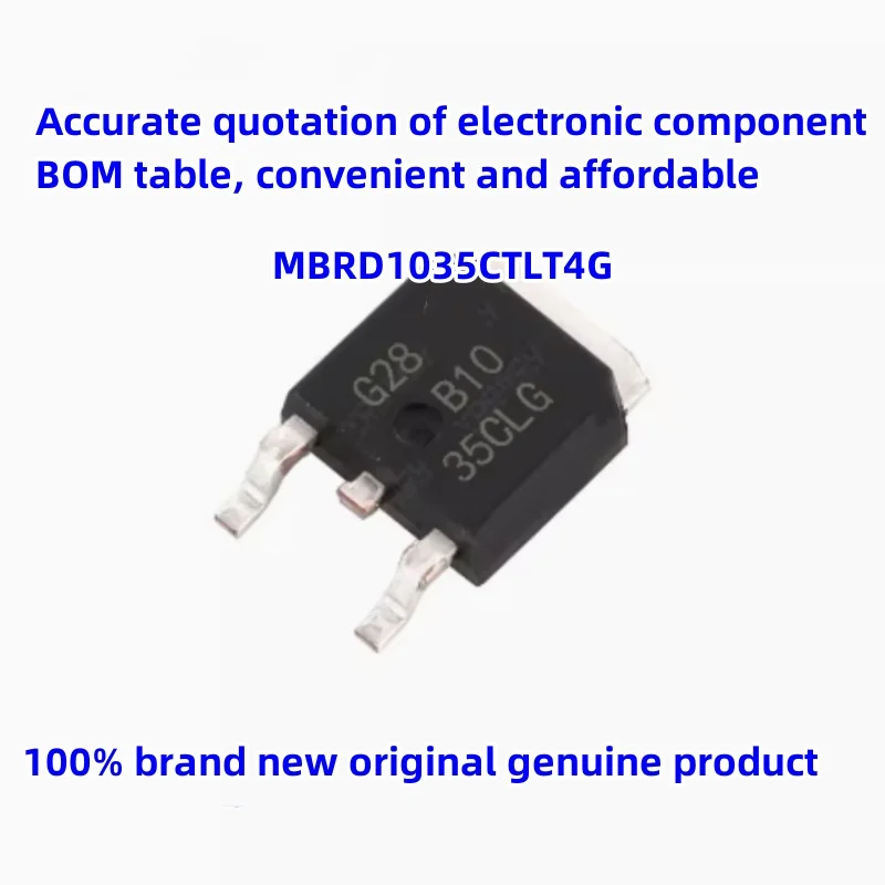 New product original imported MBRD1035CTLT4G silk screen B1035CLG 35V 10A TO-252