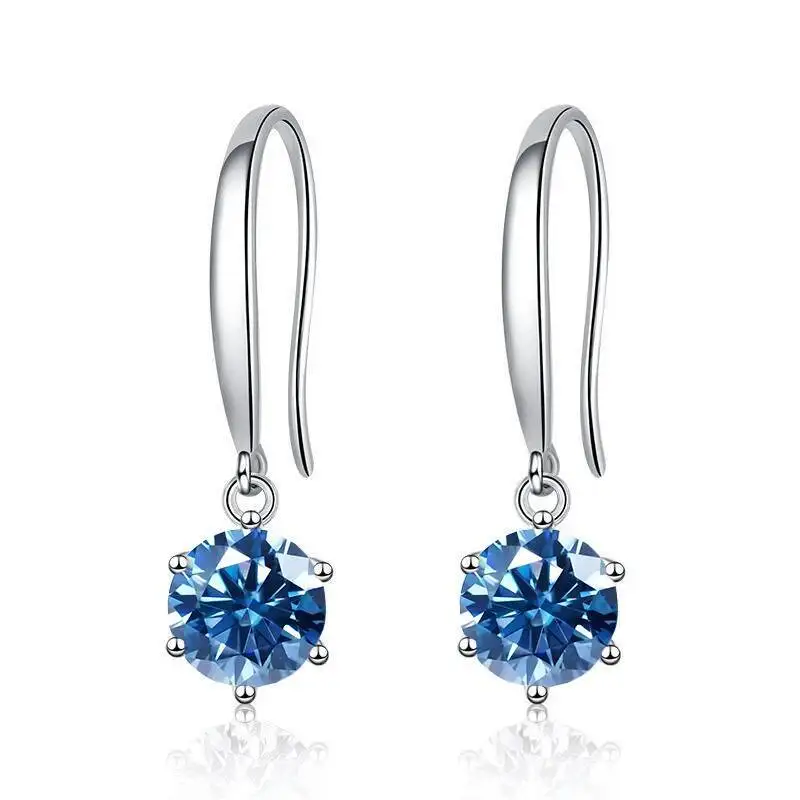 JoiasHome Tropfenohrringe aus 925er-Sterlingsilber, 0,5 Karat, funkelnder Moissanit, für Damen, klassischer edler Schmuck, besteht den Diamanttest – Detail 15