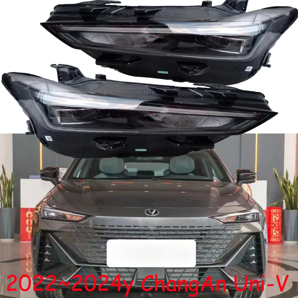 1pcs car accessories CHANG AN Univ bupmer head light changan Uni-V headlight 2022~2024y daytime light ChangAn Uni-v fog lamp