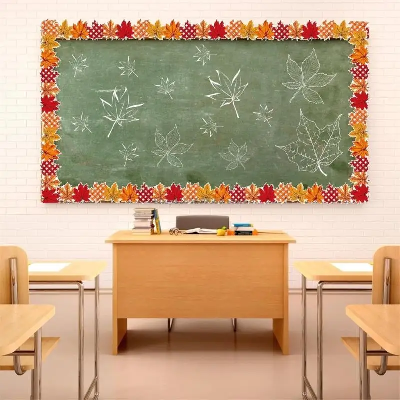 32.8ft Bulletin Board Border Sticker for Bulletin Board Thanksgiving Decoration