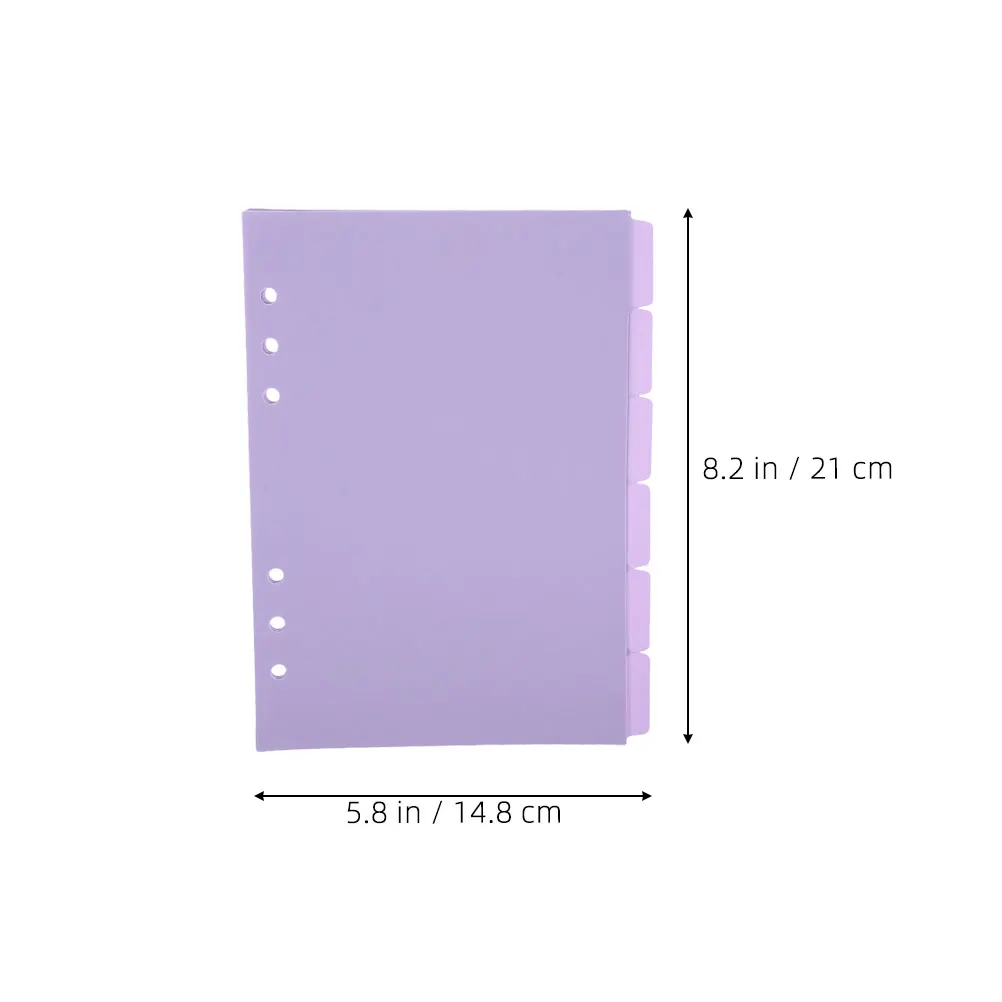 

12 Pcs Pagination Management Tool Notebook Index Dividers Binder Page Partition File Pp Tab with