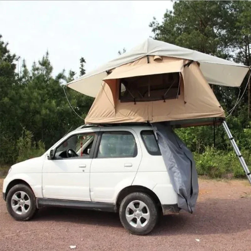 Hot Sale Car Camping 4wd Roof Top Tent With Private Changing Room Tents Camping Outdoor