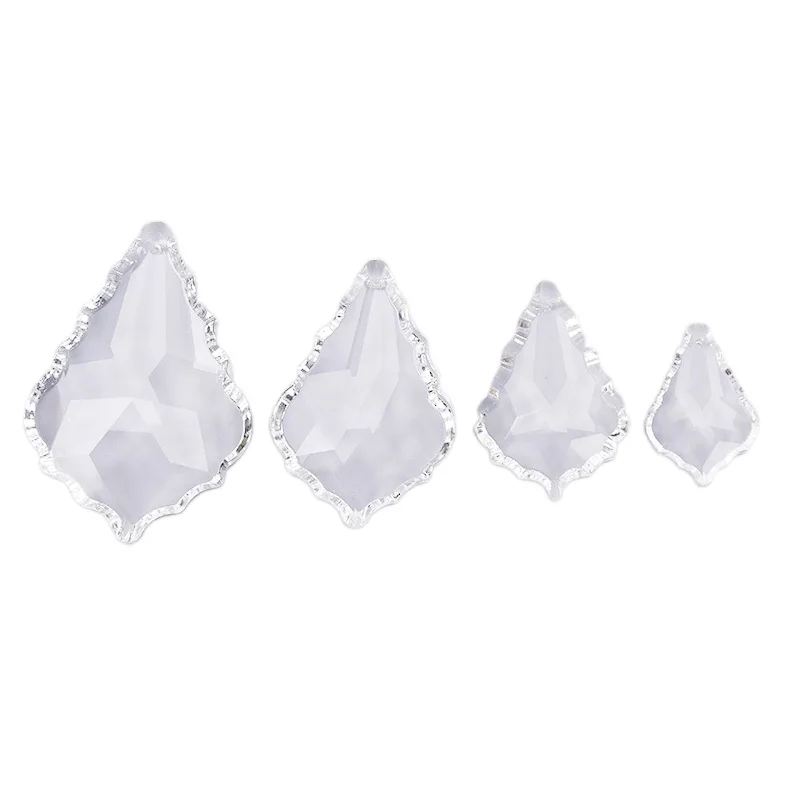 1pc 38mm/50mm/63mm/76mm Clear Chandelier Glass Crystals Lamp Prisms Parts Hanging Drops Pendants decor