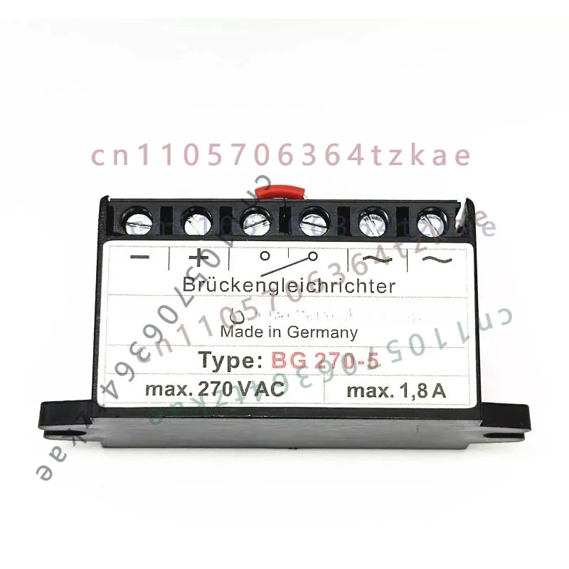 1PCS BG 270-5 Full-Wave Rectifier Module Stromag Dessau GmbH Max 270VAC 1.8A