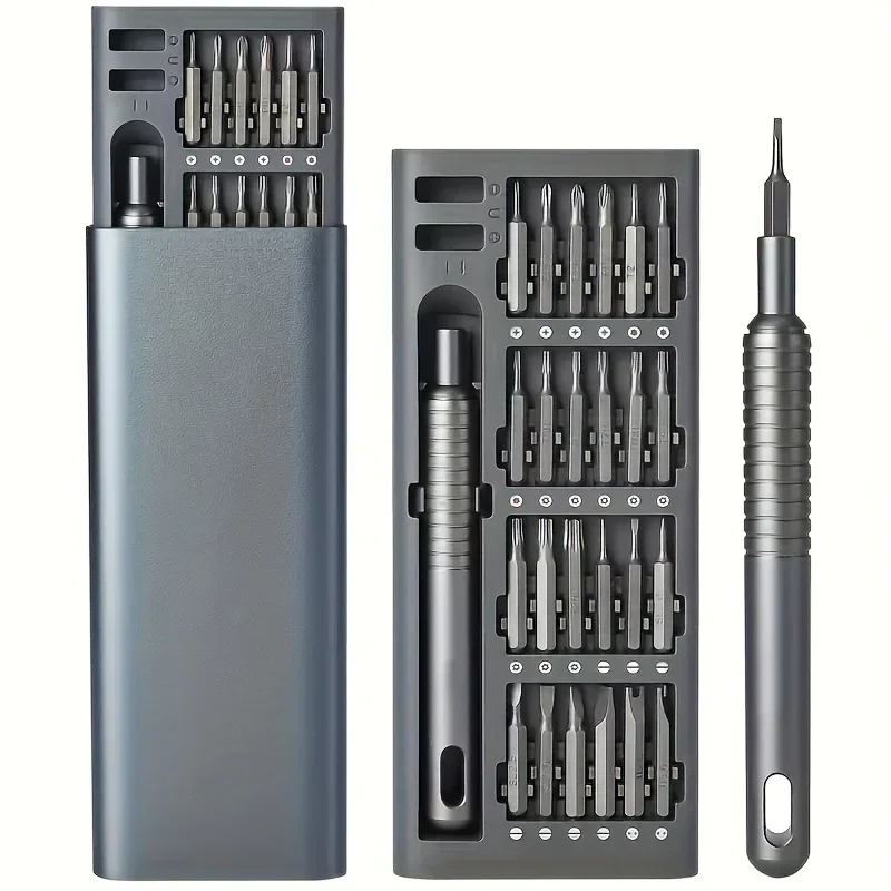 2026 NEW 25 in 1 mini screwdriver set, flat head and cross shaped small screwdrivers, suitable for electronic products