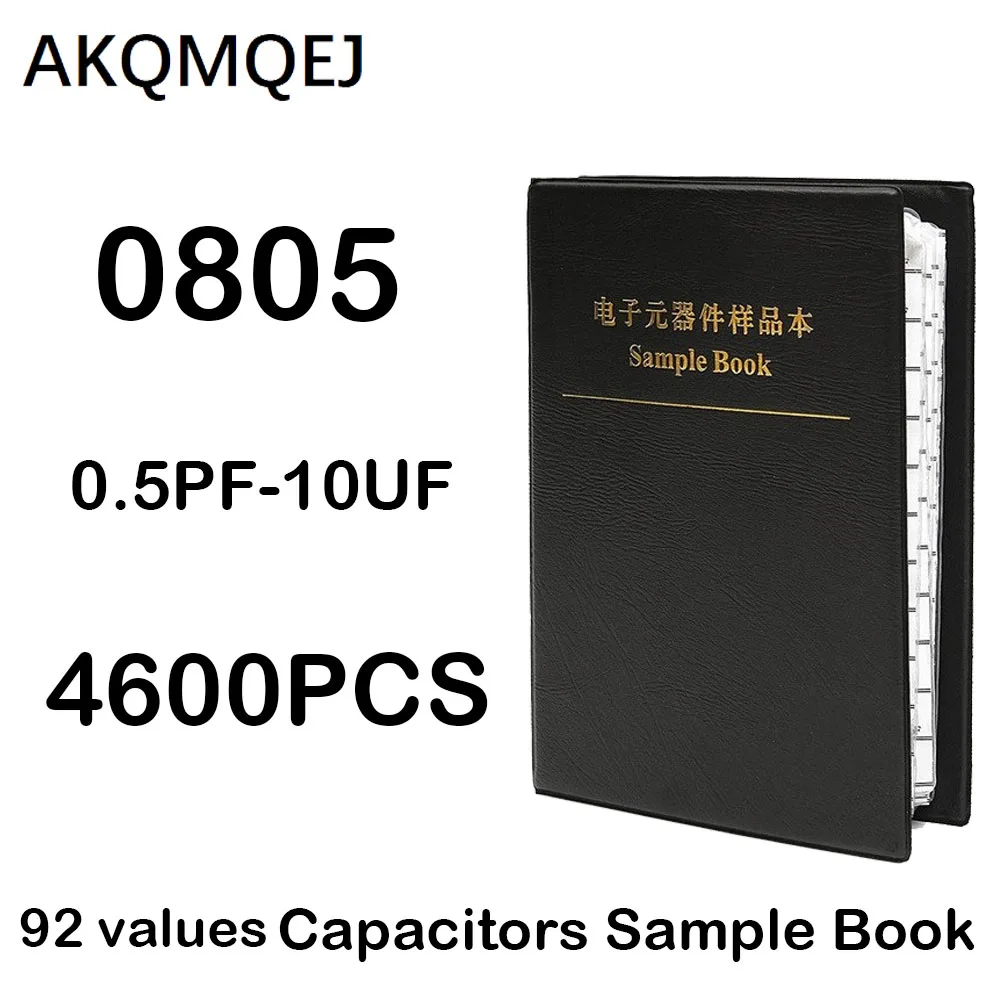 

4600 PCS capacitor sample book capacitor bank 0805 classification package 92 values 50