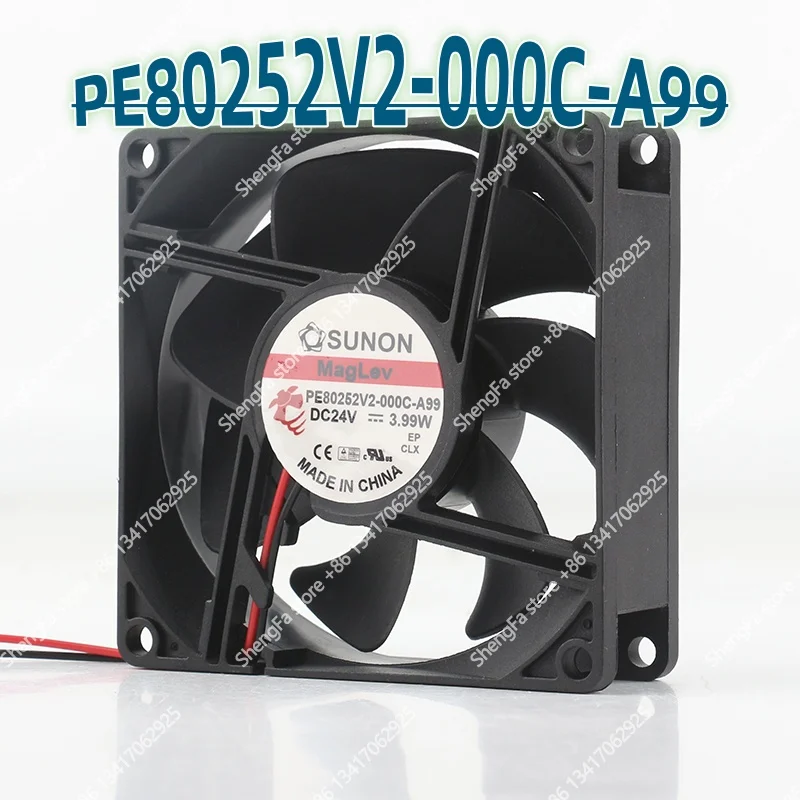 cooling fan SUNON PE80252V2-000C-A99 A brand-new 24V 8025 3.99W magnetic suspension