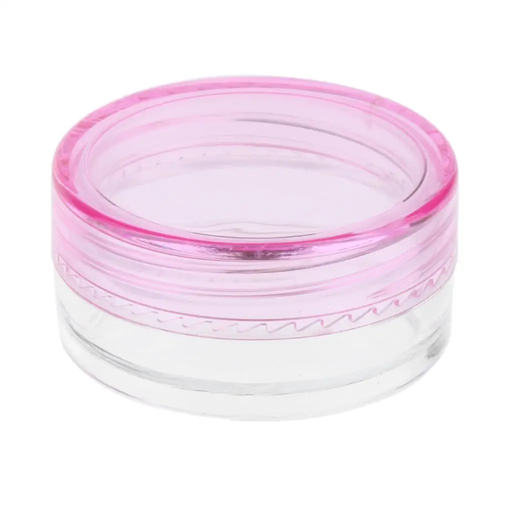 50 Pieces 3g Cosmetic Empty Container Plastic Jars Bottle for , Eye Shadow,