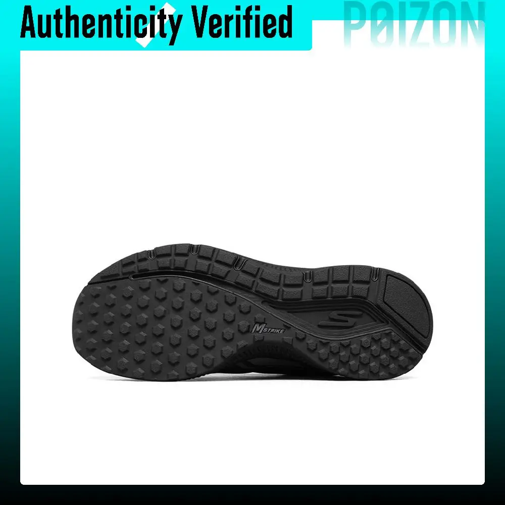 Skechers Go Run Consistent Support Abrasion Resistant Lightweight Breathable Low top Running Shoes Men's 220034-BKCC