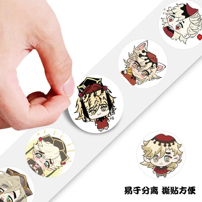 500 قطعة من ملصقات الديكور على شكل شخصية كرتونية شيطان القاتلDouma الإبداعية على الجدران